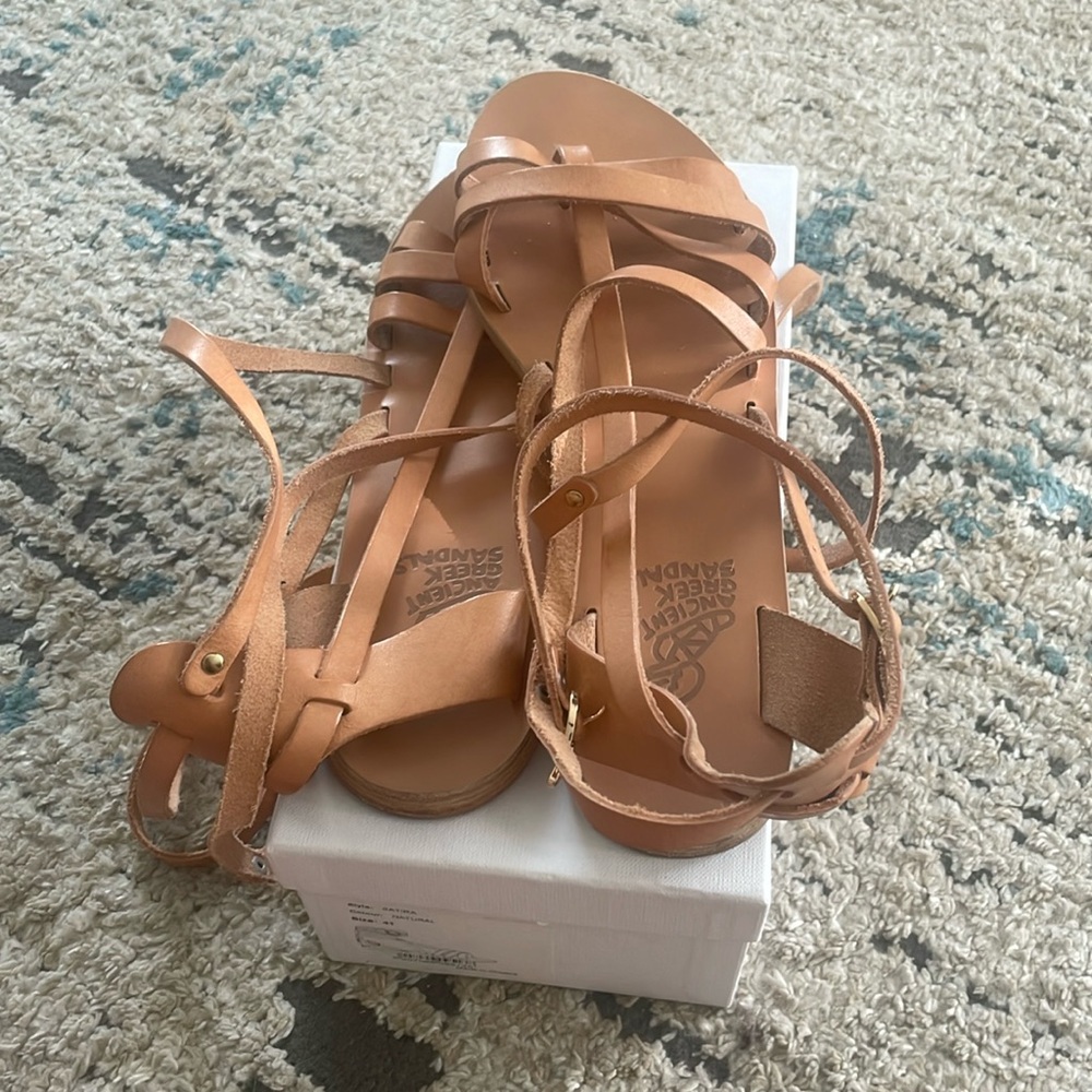Ancient Greek Sandals ( Style Satira) - Size 41